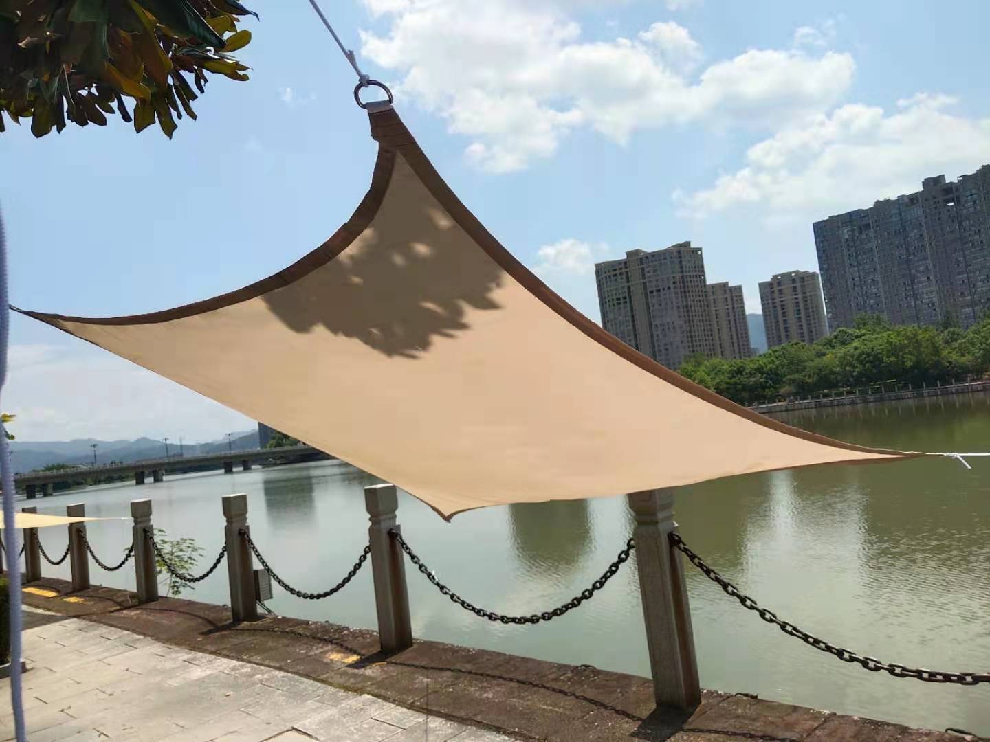 2x2.5遮阳帆防水户外阳台庭院楼顶隔热家用院子别墅防晒布遮阳蓬