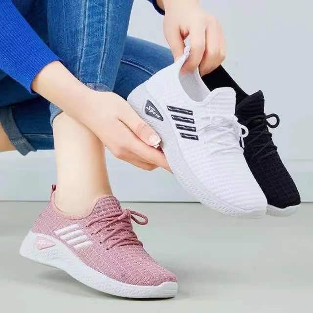 Foreign Trade in Stock Women's Shoes New Sports Shoes Women's Lace up Canvas Shoes Low-Top Sneakers Comfortable and Lightweight