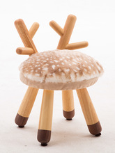 幼儿园个性实木动物宝宝玩具桌椅子组合卡通儿童小矮圆板凳北欧