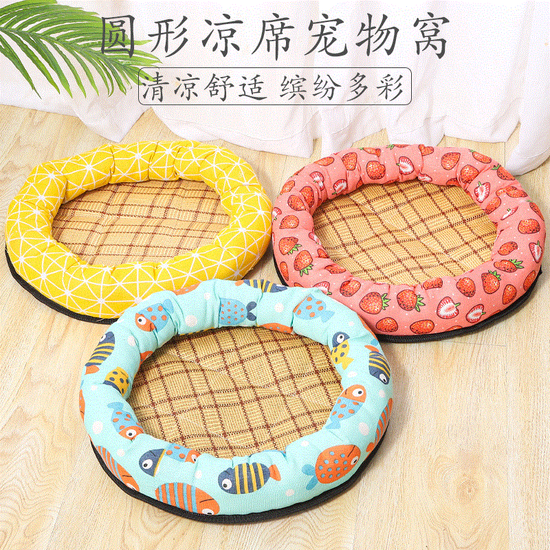 Pet Bed Spot Cashmere Simple Style Kennel Plush Internet Celebrity Canvas Four Seasons Universal Pet Cat Nest Wholesale