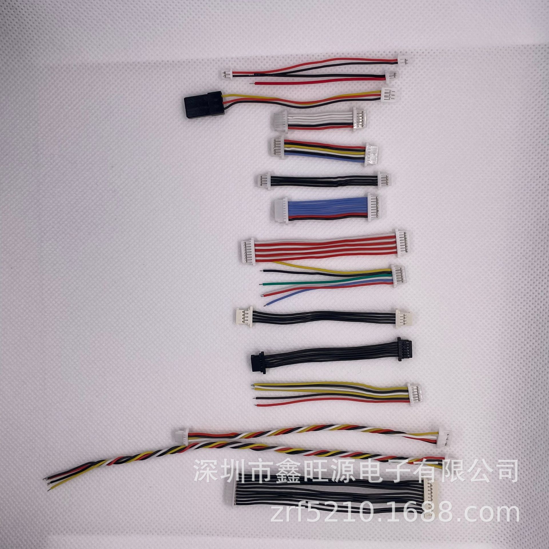 定制sh1.0-4P6P8Pjst端子线 gh1.25线束高温软硅胶线穿越无人机线
