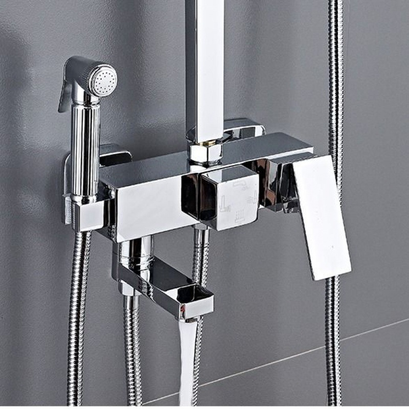 混水阀批发明暗装淋浴花洒龙头三四档开关浴缸水龙头配件增压冷热