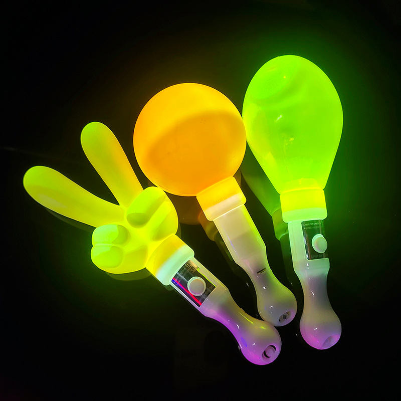 Glow Stick V Victory Gesture Light Stick Singing Concert Glow Stick Led Support Light Activity Cheering Props Batch