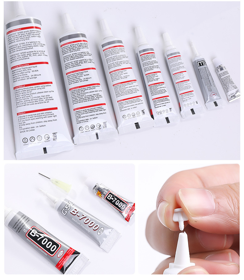 b7000胶水牙膏胶贴钻手机壳饰品胶补钻diy饰品点钻胶手机美容