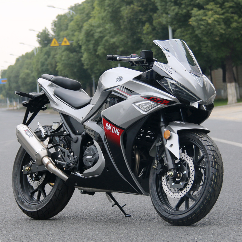 全新v6r3趴赛400双缸水冷摩托车跑车地平线重型机车公路赛可上牌