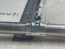 16mm外径圆管链接件镀锌管配件不锈钢管连接配件大棚架固定卡