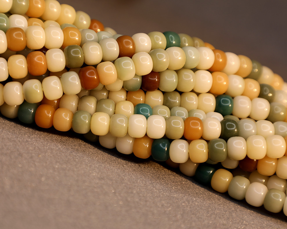 10*8 Barrel Beads Duobao Old Seed Bodhi Root 108 Pcs Beads Hainan Old Seeds Bodhi Root Buddha Beads