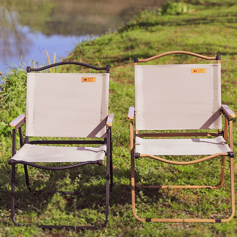 克米特椅户外折叠椅露营椅子户外椅子便携轻靠背沙滩椅折叠椅子