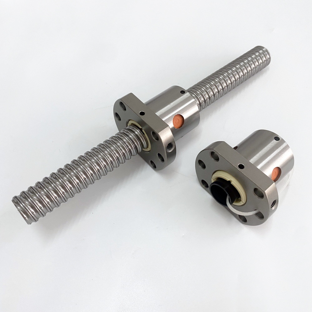 高品质螺母sfu12048020圆法兰系列滚珠丝杠精密研磨冷轧机床丝杆