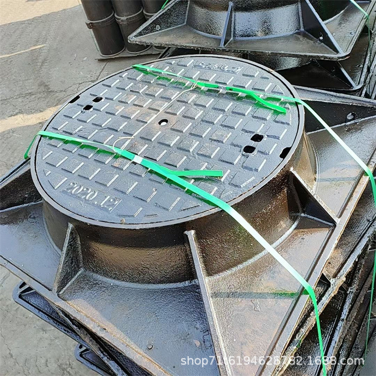 球墨铸铁双层井盖 批发 三合 可调式防沉降井盖 多种规格