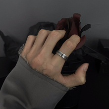 钛钢男士戒指潮男个性小众设计感单身龙指环潮牌食指时尚网红