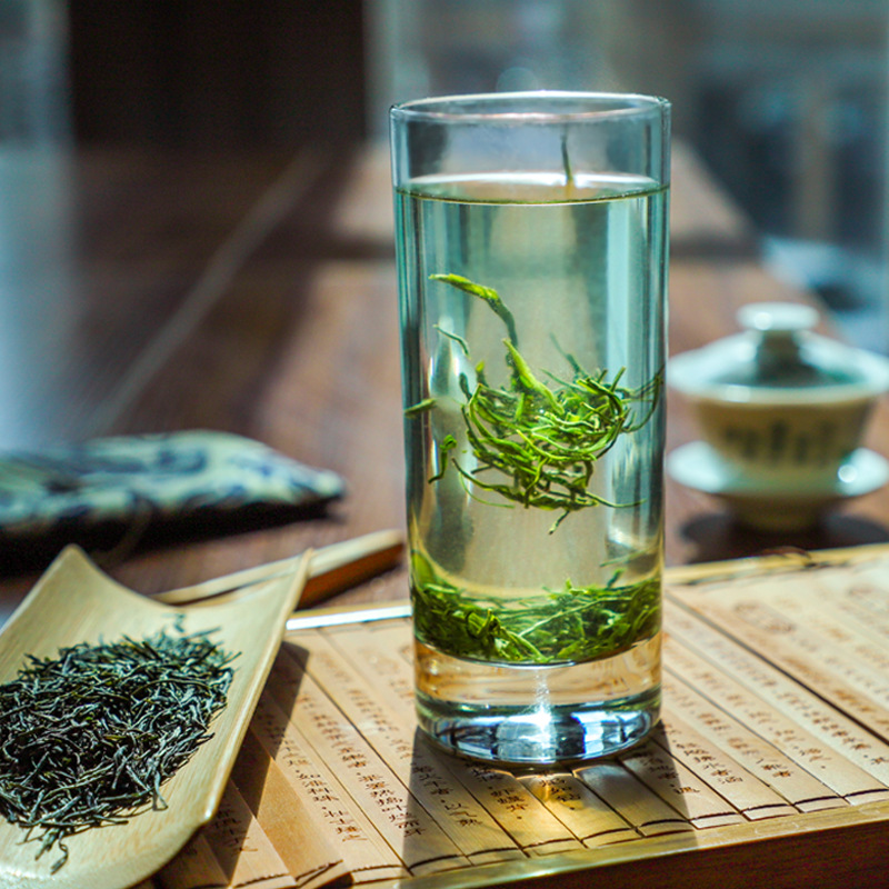 绿针茶叶袋装颗颗独芽 叶片肥厚 嫩绿鲜活浓香型茶叶批发