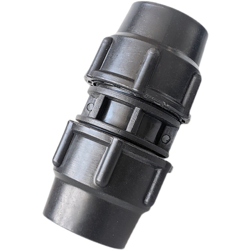 快接直接活接头20 25 32 50 63 75水管速接免热熔4分6分1寸半黑