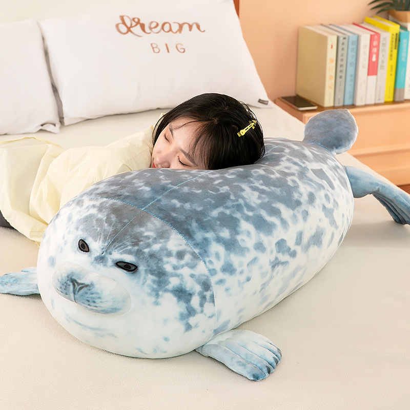 Cross-Border Plush Toy Ocean Doll Seal Pillow for Girls Sleeping Doll Foreign Trade Ragdoll Birthday Gift