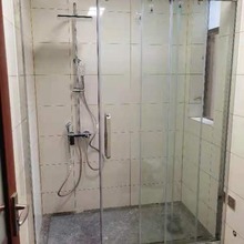 外贸工程批量干湿分离屏风整体淋浴房隔断网红家用卫生间浴室玻璃