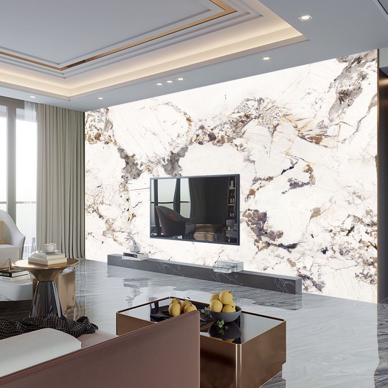 潘多拉壁纸3d大理石纹壁布电视背景墙墙布新款别墅挑空无缝壁画