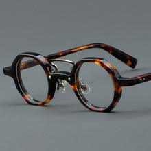 跨境新款板材眼镜复古镜架日系眼镜5816平光镜现货批发 可配近视