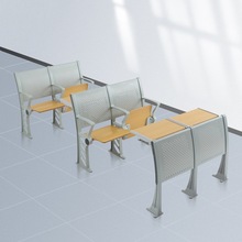 排椅阶梯教室课桌椅多媒体培训室联排椅铝合金脚