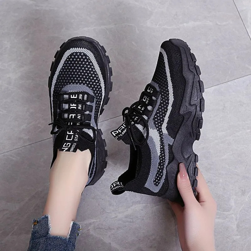 Spring 2023 Summer New Women's Shoes Dad Shoes Tide Shoes Student Sneakers Casual Shoes Factory Wholesale One Piece Dropshipping