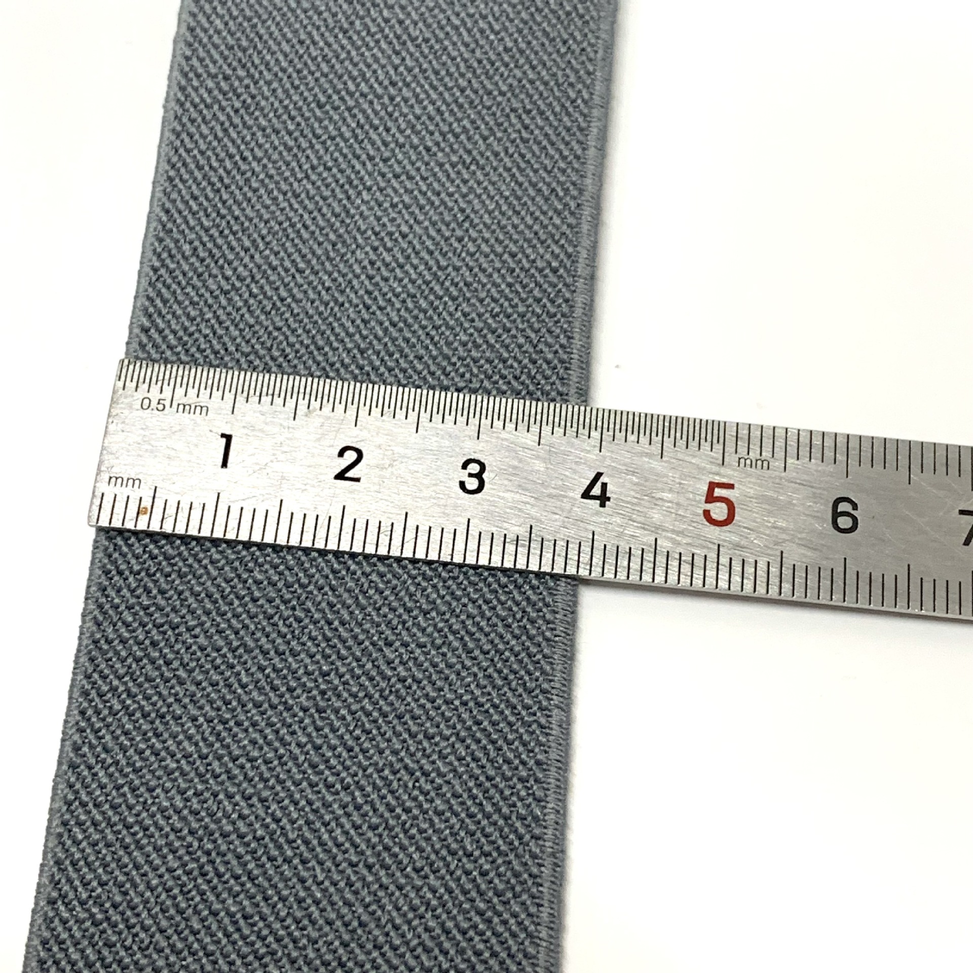 In Stock Double-Sided Twill Elastic Band Luggage Nylon Elastic Band Ribbon Clothing Waist of Trousers High Elastic Thickened Jacquard Elastic Band