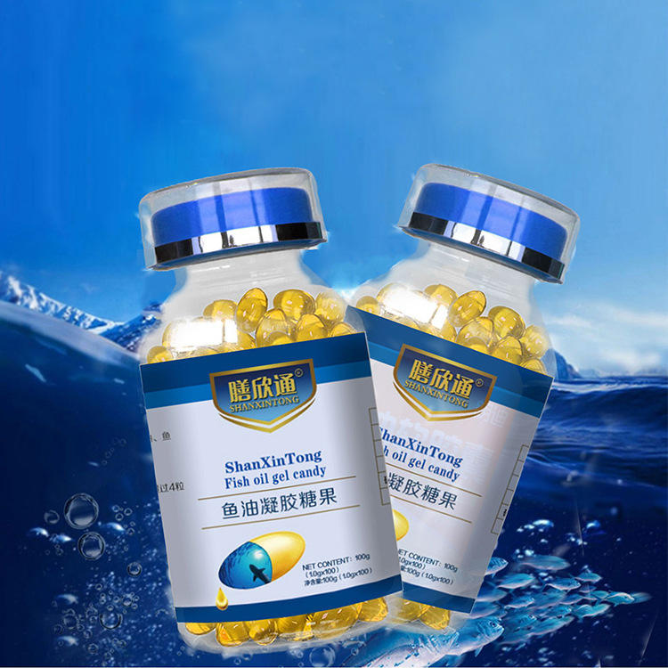 膳欣通牌鱼油凝胶糖果现货批发 膳欣通鱼油招商一件代发 山东恒康
