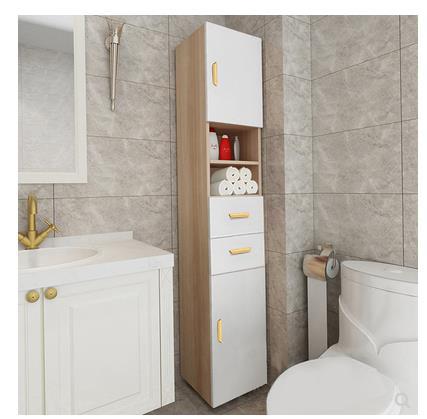 卫生间储物柜夹缝柜浴室转角柜窄柜马桶边柜侧柜墙角置物架