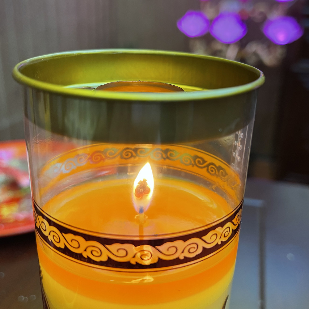 宗教斗烛植物酥油灯批发15天家用蜡烛长明灯