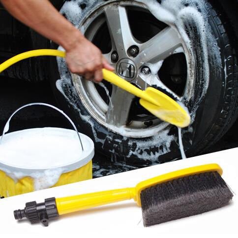 洗车刷子汽车清洗拖把鹏程洗车刷通水刷套装工具洗车器专用轮毂刷-阿