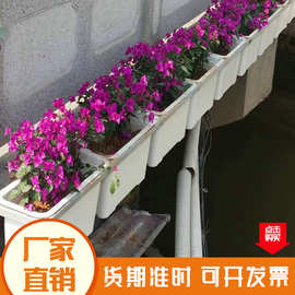 户外玻璃钢花箱移动方形花钵花槽酒店售楼部美陈落地式摆设花盆