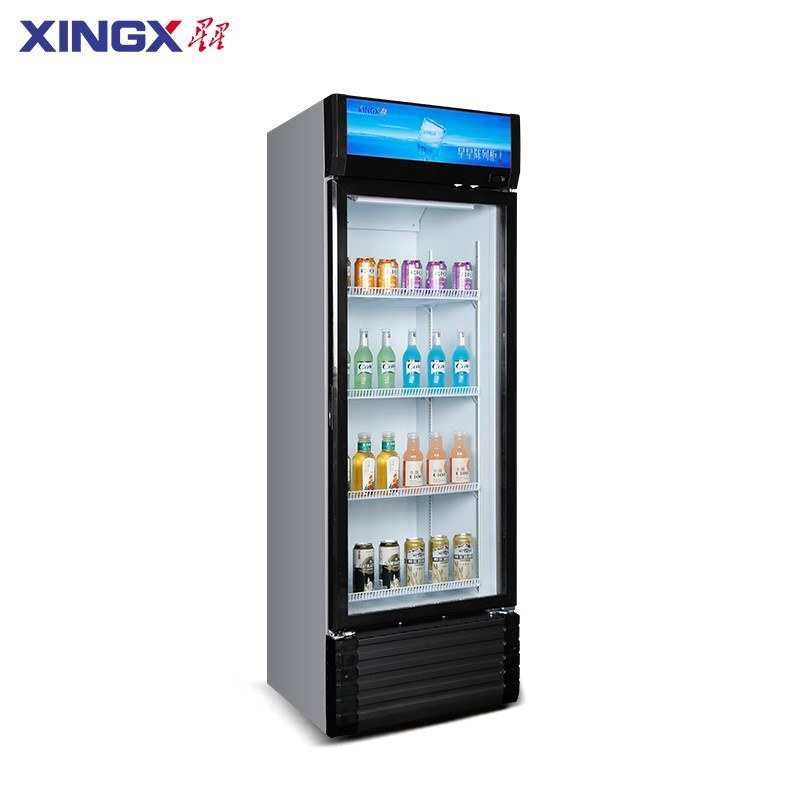 星星lsc-398wd 风冷立式展示柜 单温冷藏 啤酒饮料陈列柜 冰柜