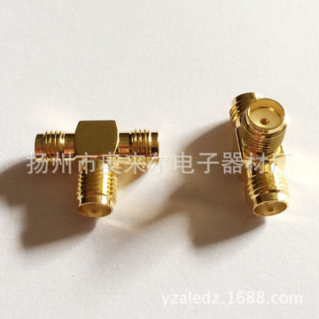 射频同轴连接器sma-kkk(50欧姆)三通头 sma母三通头转接头