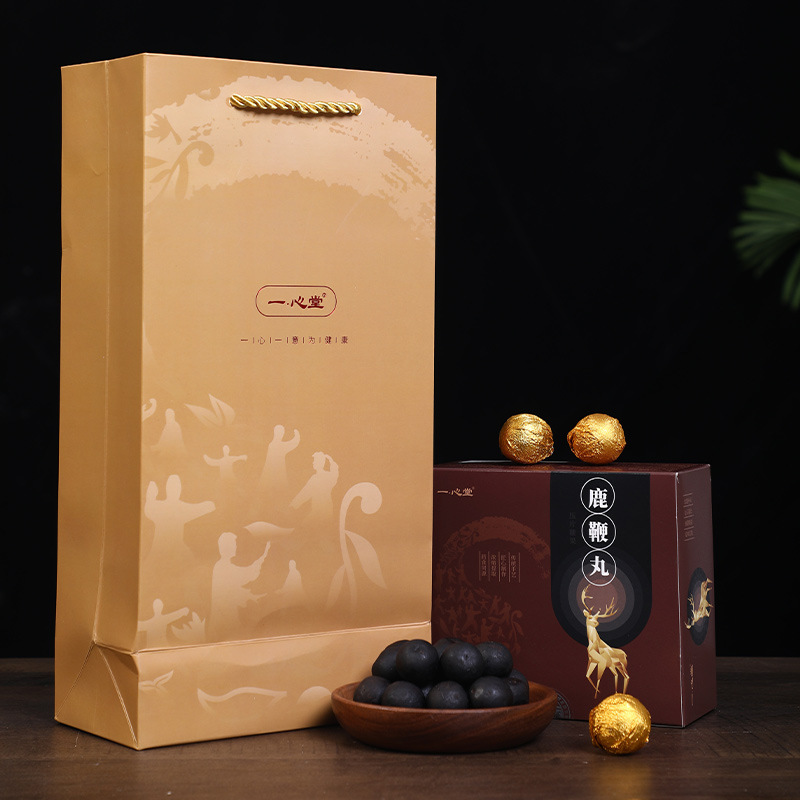 一心堂正品鹿鞭丸18粒人参膏丸高含量男固精肾补吉林梅花鹿鞭虫草