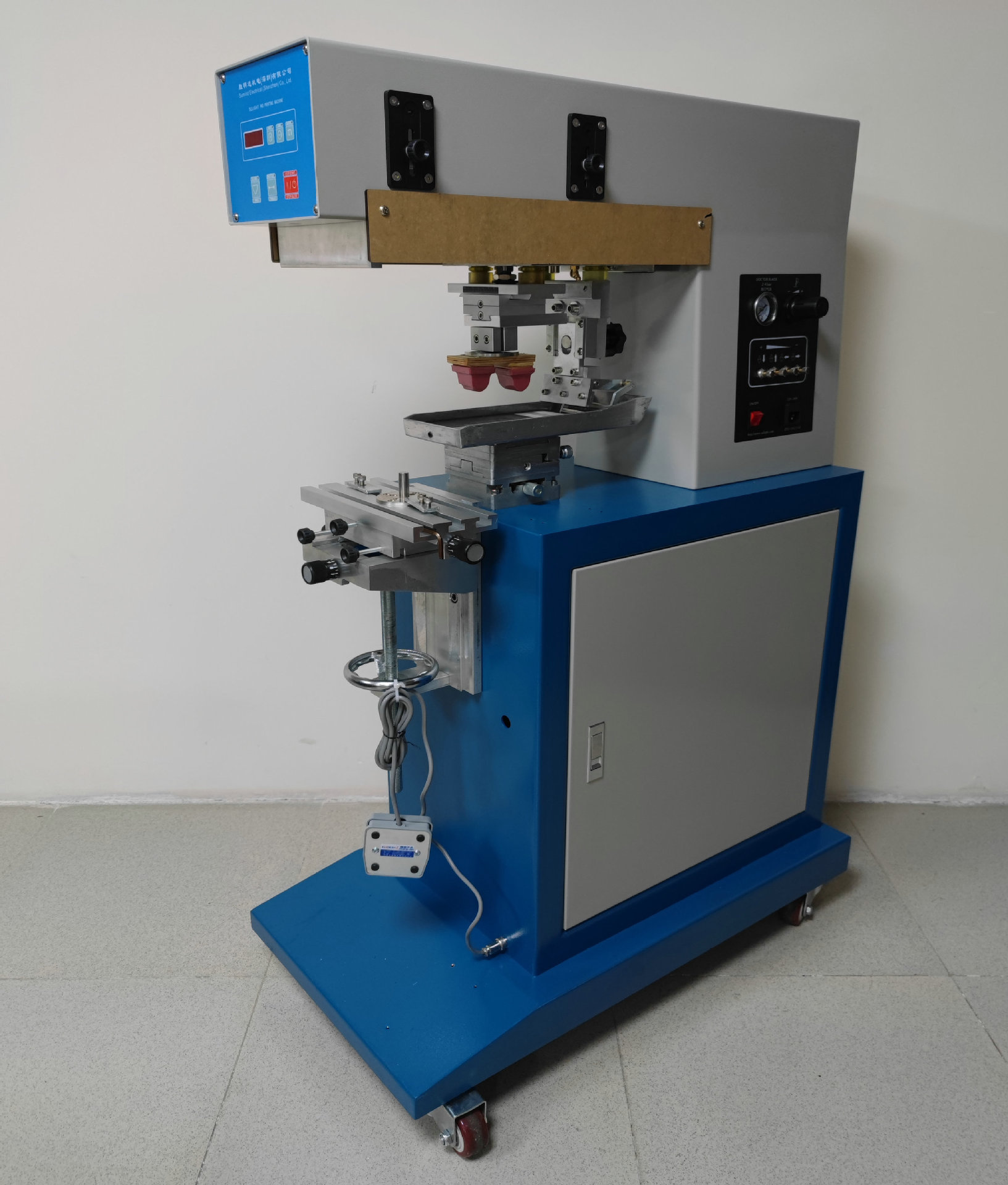 4*8钢板移印机  陶瓷logo印花机 防护用品印标机