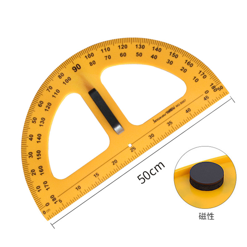 Teaching Large Magnetic Set Square Protractor Compasses Ruler Set Teacher Teaching Aids Mapping Apparatus