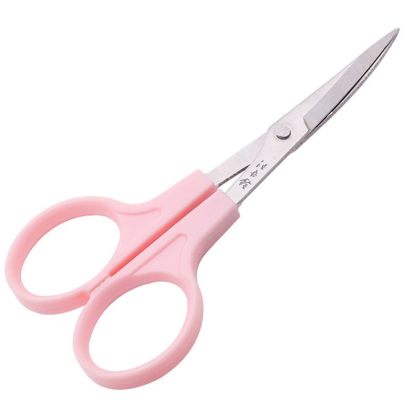 Wang Wue Small Scissors 3.5-Inch Loose Thread Cutting 4.5-Inch Large Handmade Elbow Scissors Arc Embroidery Scissors Warped Head
