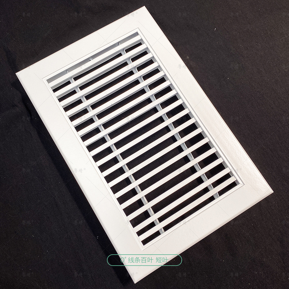 条形铝合金单层百叶通风口线条装饰新风正压送风口中央空调出风口