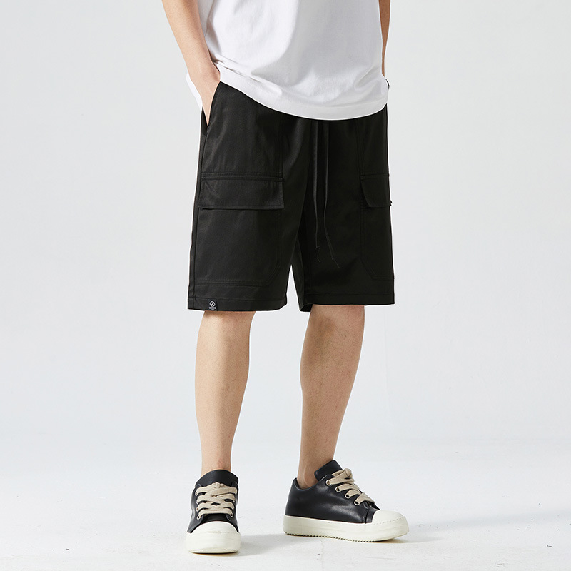 American Style Workwear Shorts Men's Summer Thin Fashion Brand Loose Casual Fifth Pants Student Straight Sports Pants