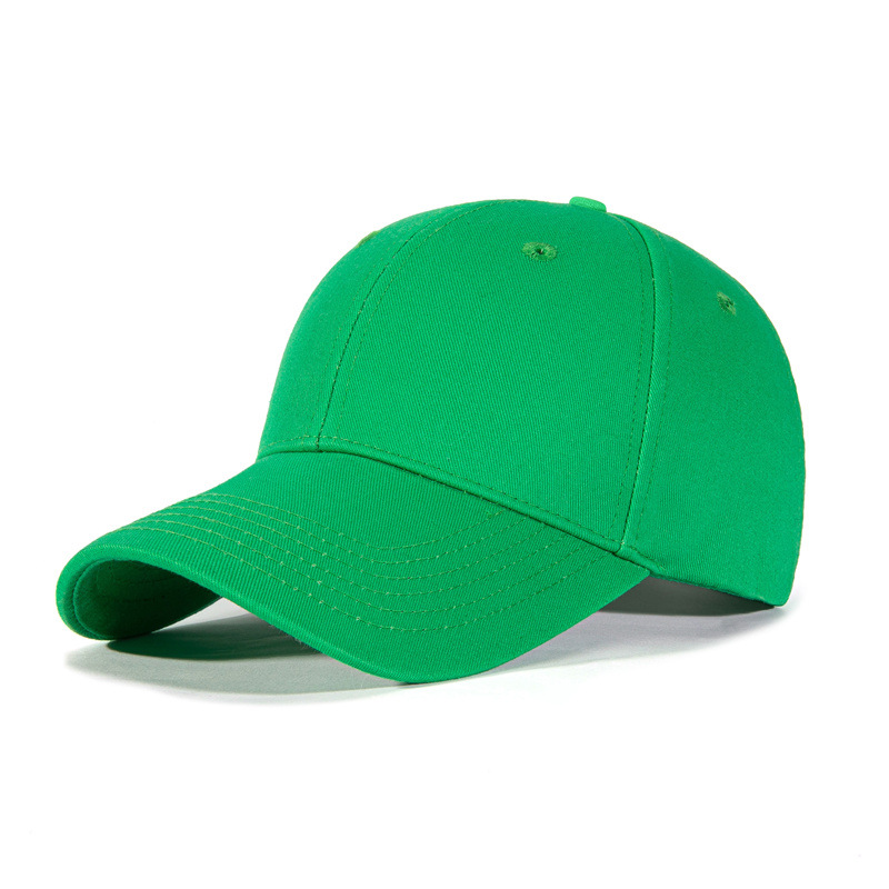 2023 Spring and Summer Solid-Colored Sun Protection Sun Hat Tide Golf Hard Crown Baseball Cap Men and Women Sun Shade Peaked Cap