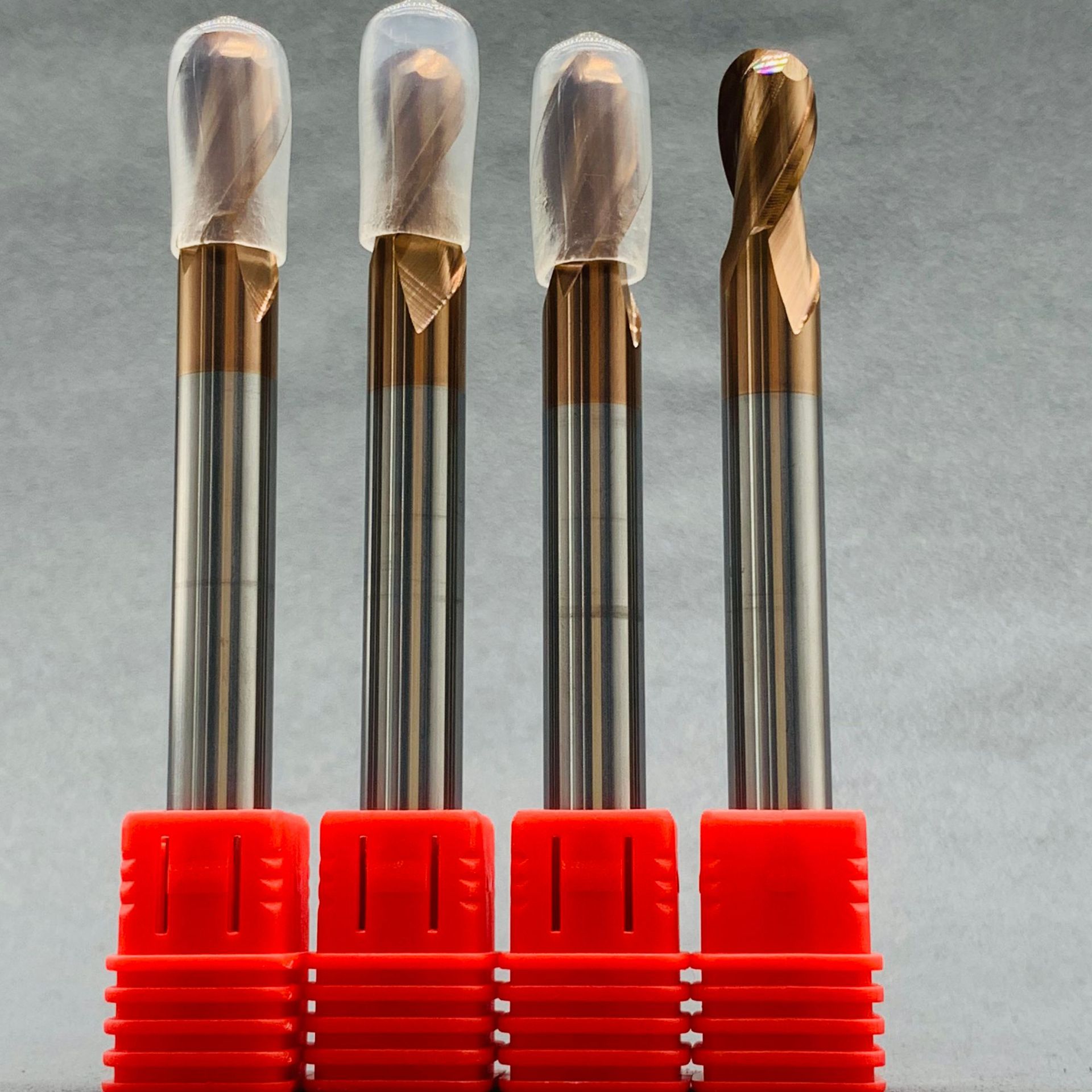 grewin&cowee 硬质合金数控刀具钨钢铣刀r5.0*20*100tisin 涂层