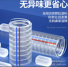 Pvc钢丝软管增强管无味钢丝管抽水排污管口径25--250mm