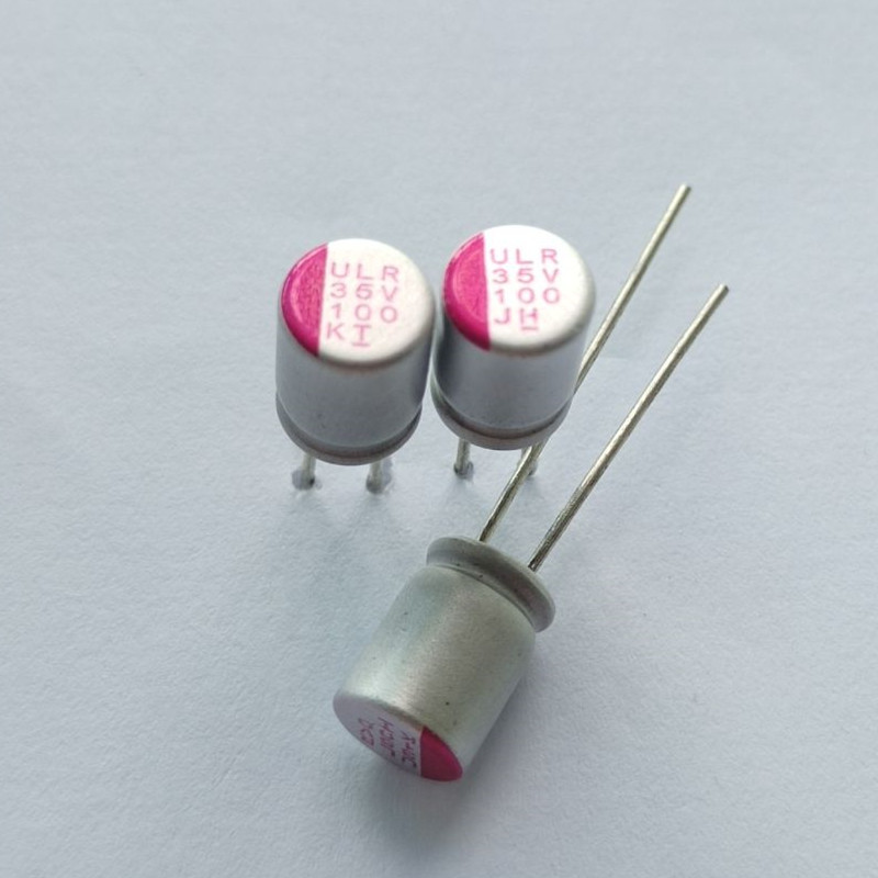 固态电容ulr35v100uf体积6*8 万裕高分子铝电解100uf35v-阿里巴巴
