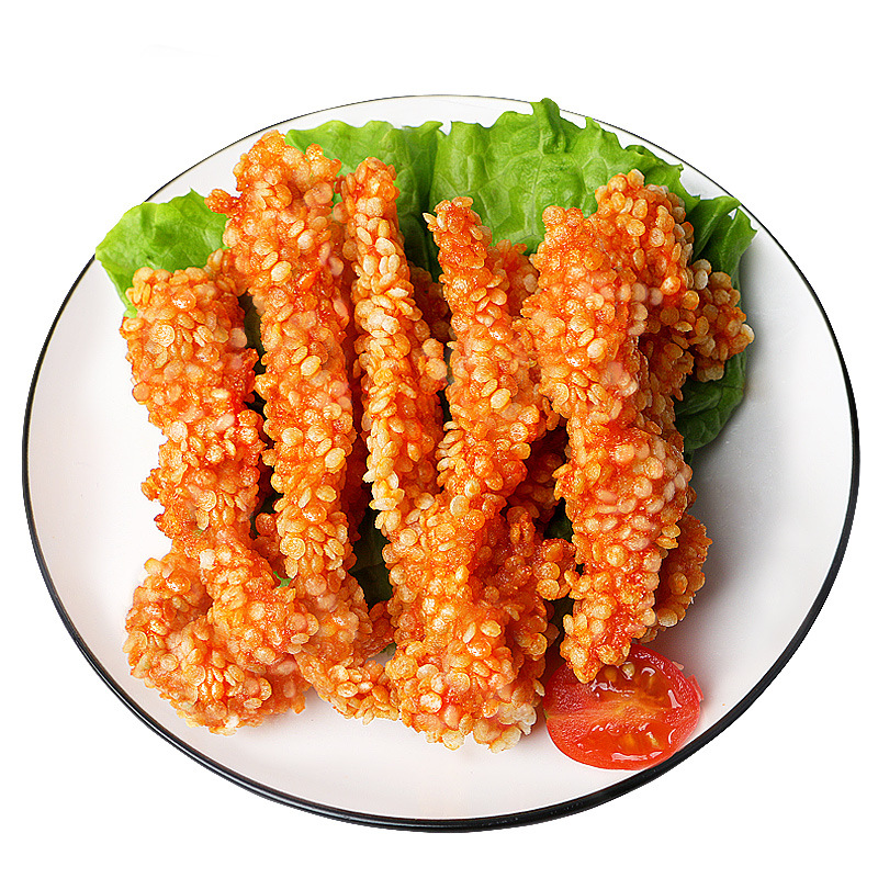 北海湾雪花排条无骨鸡柳雪花鸡柳 油炸半成品小吃鸡翅鸡米花1000g