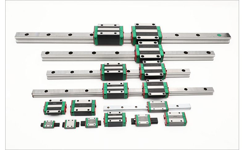 台湾上银hg四方型系列可定制规格多样滑块线性导轨滑轨滑台