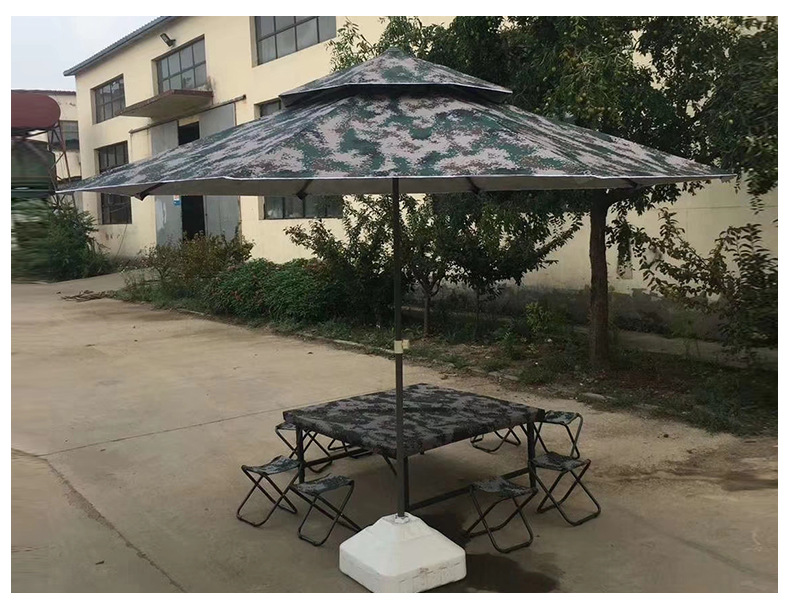 迷彩户外遮阳伞广告摆摊伞遮雨抗风大号训练伞岗亭伞太阳伞