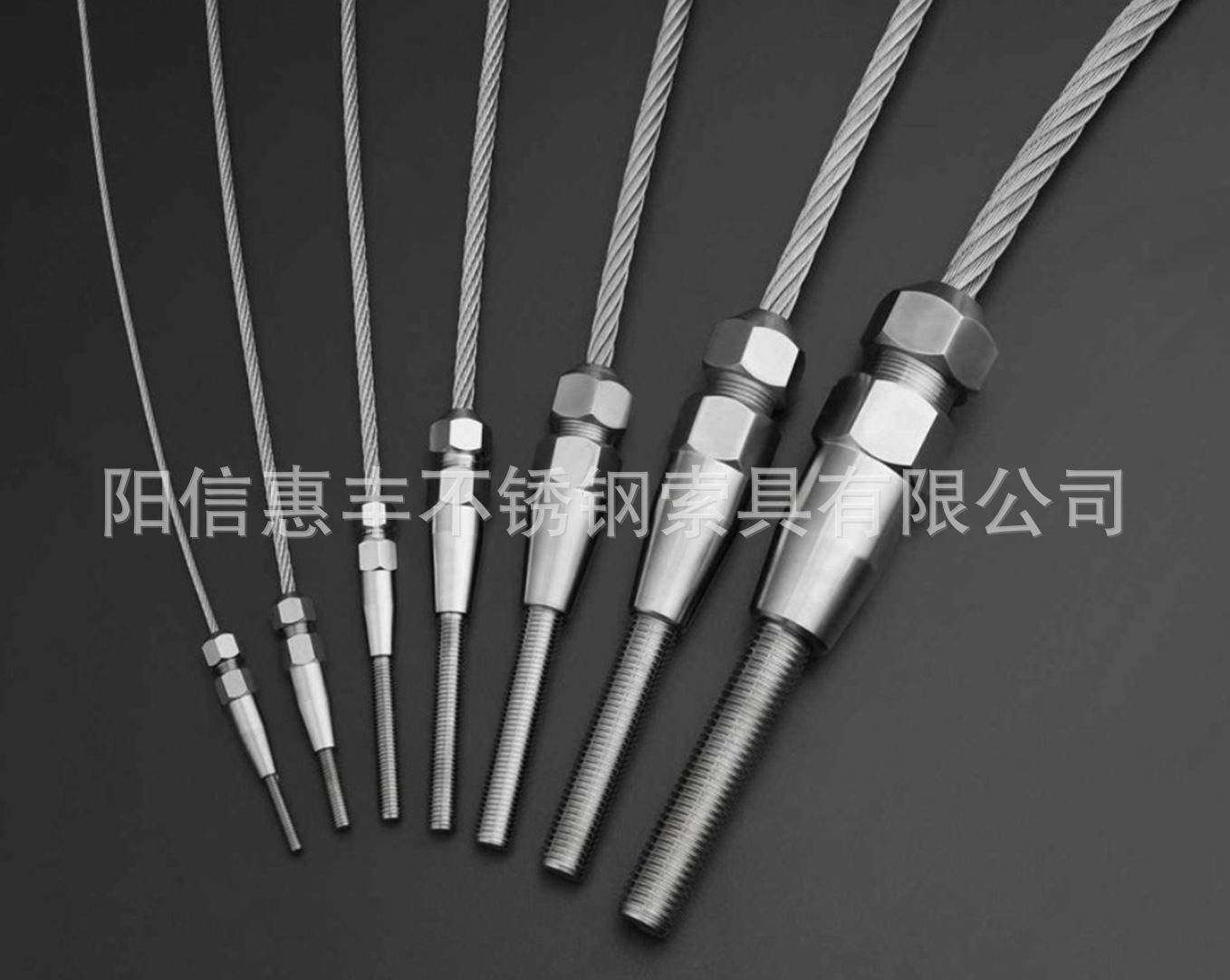 生产钢丝绳连接配件 安装快速方便拉力大栏杆甲板建筑快速接头