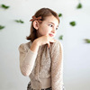 Soor Ploom A summer girl Cardigan Hollow knitting Sunscreen children Combed Thin section air conditioner