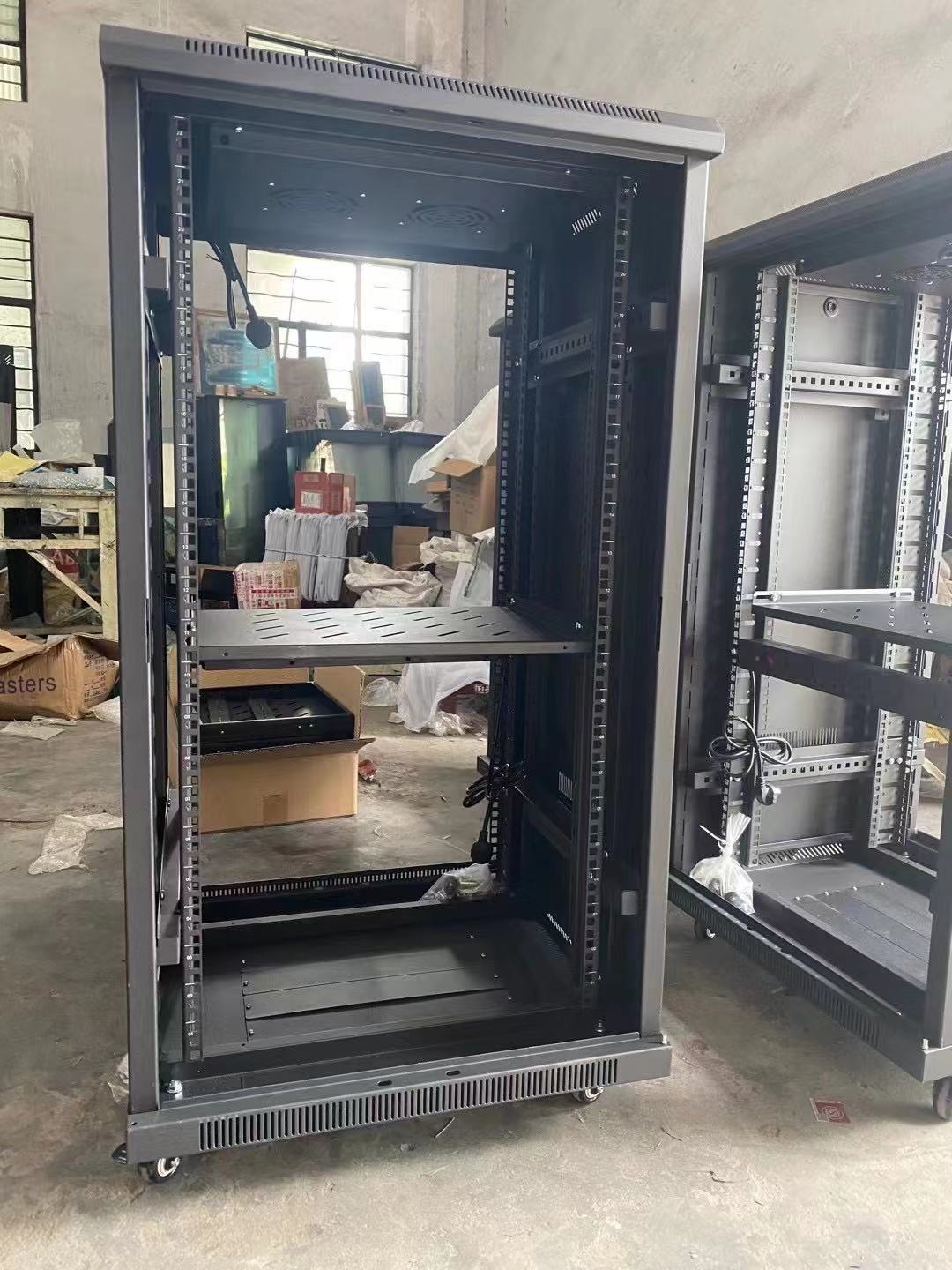 网络机柜1米1.2米2米服务器6u12u18u22u监控壁挂交换机弱电柜功放