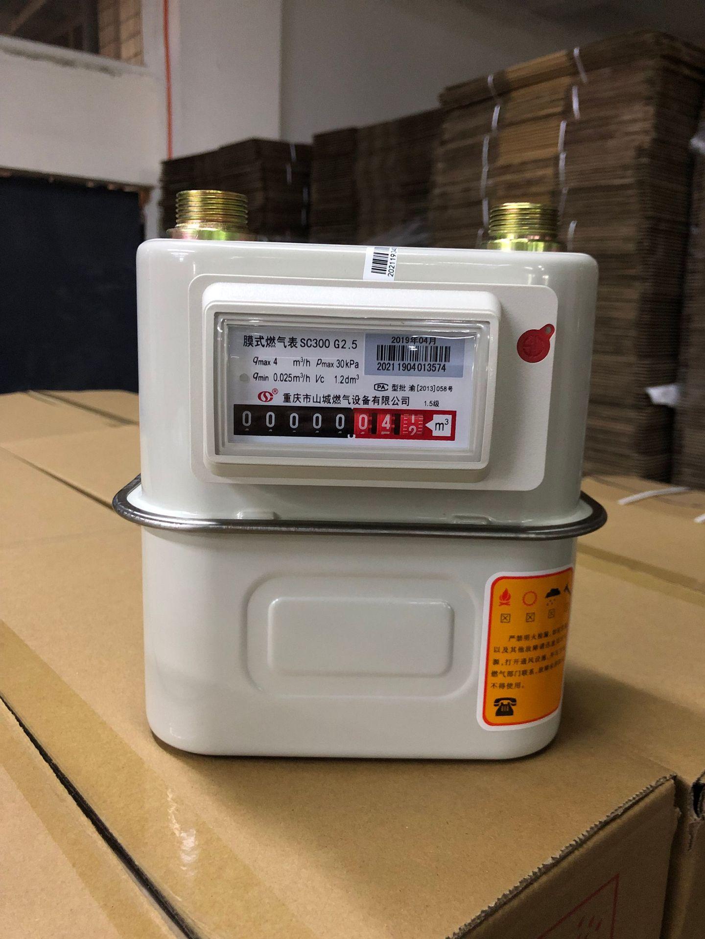 定制家用膜式燃气表g2.