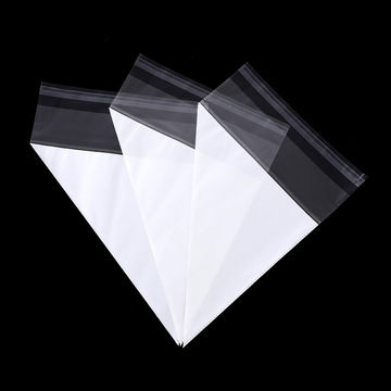 定卡头袋单层珠光膜三角袋异形袋三角尺袋带插纸卡袋特殊袋包装袋