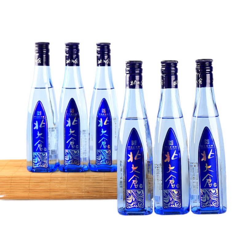 北大仓白酒蓝柔42度浓香型 500ml纯粮白酒东北传统工艺高粱酒六瓶